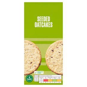 Seeded Oatcakes, 250g, Suitable for Vegetarians and Vegans