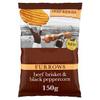 Furrows Beef Brisket & Black Peppercorn Crisps, Gluten Free, 150g,Pack Of 2 view 3