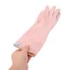 BESPORTBLE 3pairs Rubber Dishwashing Gloves Cleaning Kitchen Laundry Gardening Reusable Non Slip Texture view 4