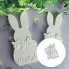Shaped Silicone Multi-Purpose Tool for Easter Home Decor Supplies Holiday Crafting Rabbits Silicone view 2
