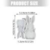 Shaped Silicone Multi-Purpose Tool for Easter Home Decor Supplies Holiday Crafting Rabbits Silicone view 4