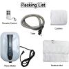 Bubble Bath Mat with Adjustable Nozzles, Non-Slip Design for Home Spa Massage and Relaxation view 2