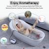 Bubble Bath Mat with Adjustable Nozzles, Non-Slip Design for Home Spa Massage and Relaxation view 3