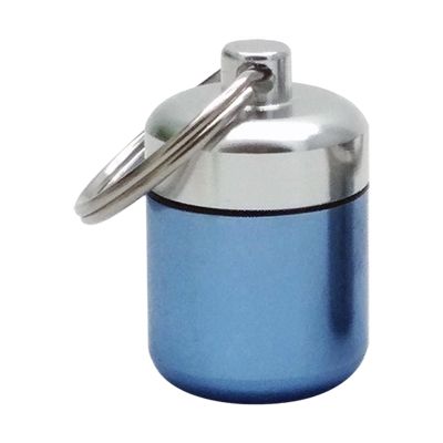 Small Metal Box - Pocket Iron Tray, Solid | Alloy Flask for Outdoor Trekking-Free Secure Stash-Free Medication Cylinder Holder Lid Sealing Accessory Individual Quality Piece Member Unit