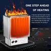 Commercial Sauna Heater, Wall Mount Dry Steam Bath Stove with Timer & Temperature Control, Stainless Steel for Sauna Rooms and Steam Baths, 4.5kW view 2