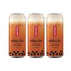 Thai Tea Flavour Bubble Milk Tea with Tapioca Pearls 490ml x 3 Cans Ready to Drink Milk Tea Beverage view 1