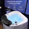 Acrylic Foot Soak Tub with Heat and Massage, Pedicure Bowl for Salon and Home Use, Foot Bath Equipment for Relaxation and Hygiene view 3