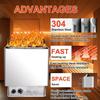 Commercial Sauna Heater, Wall Mount Dry Steam Bath Stove with Timer & Temperature Control, Stainless Steel for Sauna Rooms and Steam Baths, 4.5kW view 4