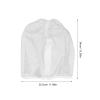 VICASKY 2pcs Fabric Makeup Protective Hood Hair Barrier for Women Bridal Shower Bachelorette Party Zipper Closure Makeup Protector Hood view 2
