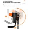 Folding Forearm Crutches - Adjustable and Portable Mobility Support for Leg Injury Recovery view 2