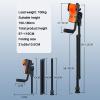 Folding Forearm Crutches - Adjustable and Portable Mobility Support for Leg Injury Recovery view 4
