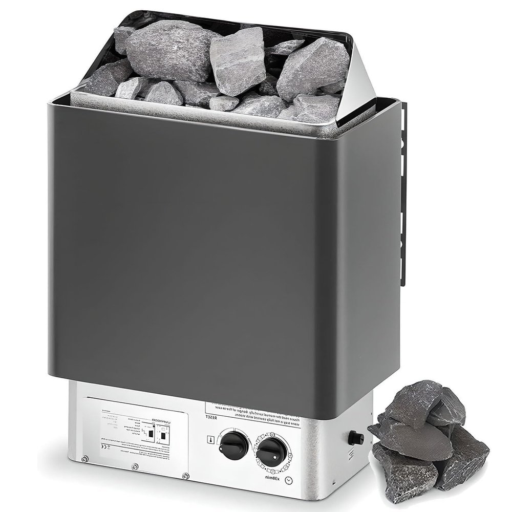 Electric Sauna Heater with Timer and Adjustable Temperature for Home, Hotel, and Spa Use