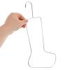 SOLUSTRE Sock Blockers for Knitting and Crochet, Metal Dual Display Drying Rack with Sturdy Steel, Suitable for Sock Stretching and Displaying in Home Laundry view 4