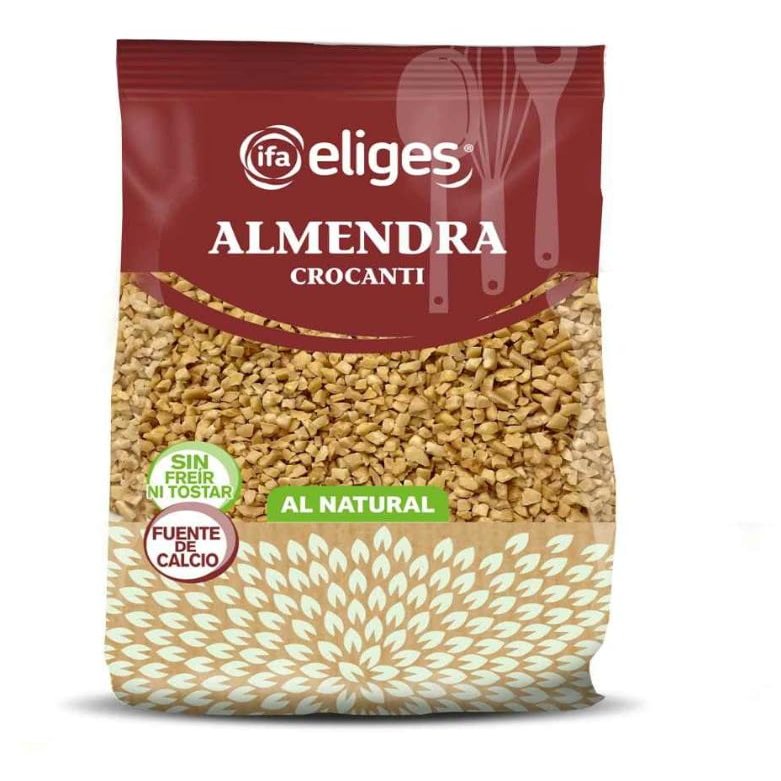 Vegetal Chopped Almonds Skinless Raw 125g IFA Eliges Pack of 3 | Natural Baking & Cooking Ingredient