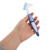 COLLBATH Denture Care Kit Soft Denture Toothbrush for Travel False Teeth Container for Cleaning and Storage view 4