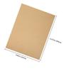 GOOHOCHY Braille Paper 15 Sheets Khaki Cardstock Braille Writing Sheets for 4 and 9 Line for Visually Impaired Users 24x30cm view 2