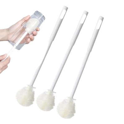 Flask - Triple Unit Carafe Cleaner Via Tall Grip, Domestic Tidying Instrument, Hygienic Lactation Washer Bundle, Lengthened Access Fiber Stick | Item Per Eating Milk E