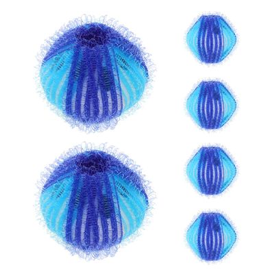 AUTSUPPL Pet Hair Removal Laundry Balls 6Pcs Reusable Washing Machine Lint Catcher for Clothes Cleaning Suitable for Fabric Types