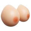 Self-Adhesive Silicone Breast Forms, Concave Bottom Teardrop Shape HH Cup Bra Pad Enhancers for Crossdresser, Transgender(Non-Stick,C Cup) view 1