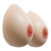 1 Pair Non-Stick Silicone Breast Forms, A-KK Cup A Concave Bottom Mastectomy Prosthesis for Crossdresser & Transgender(Self-Adhesive,J Cup) view 1