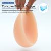 Teardrop Silicone Breast Forms 1 Pair, Concave Bottom Fake Boobs for Mastectomy, Crossdresser, Transgender & Cosplay(C Cup) view 3