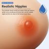 Self-Adhesive Teardrop Silicone Breast Forms, Fake Boobs with Seamless Edges for Mastectomy, Crossdresser, Transgender(Self-Adhesive,E Cup) view 4