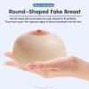 1 Pair Non-Stick Silicone Breast Forms with Realistic Nipple, G Cup Bra Pad Enhancers for Mastectomy, Crossdresser(Self-Adhesive,F Cup) view 3