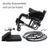 All-Terrain Foldable Wheelchair - Adjustable Features for Enhanced Outdoor Mobility view 4