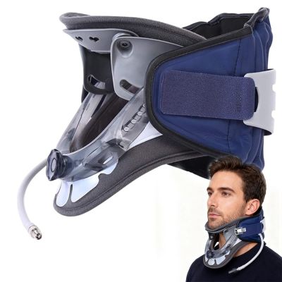 Cervical Traction Device, Adjustable Neck Brace for Post-Surgery Recovery, Orthopedic Support for Chin and Neck, Comfortable Breathable Stabilizer