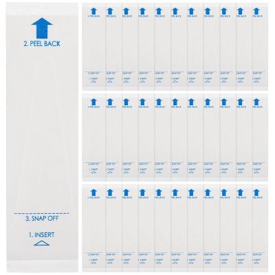 YOSADIER 100pcs Disposable Covers Thin Film Protective Sheaths for Digital Thermometers Universal Use Oral and Ear Temperature Measurement