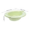 YOSADIER Portable Sitz Bath Basin for Toilet Postpartum and Elderly Care, Nordic Green Plastic Hip Soak Bowl for Pregnancy Relief and Perineal Hygiene view 2