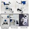 Patient Lift Transfer Machine with Shower Commode Chair for Elderly Nursing and Mobility Assistance view 3