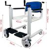 Patient Lift Transfer Machine with Shower Commode Chair for Elderly Nursing and Mobility Assistance view 4