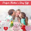Gift Hampers for Mum - Teddy Bear, Heart Chocolates, Strawberry Candy, Rose Bath Soap, Photo Frame, Balloon, Keyring & Greeting Card - Birthday Gift for Mum, Wife, Grandma view 4