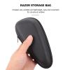 ASAKKURA Portable Shockproof Eva Razor Case with Zipper Closure Waterproof Razor Storage Travel Bag for Outdoor and Travel Use Sturdy Black Protective Bag view 4