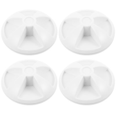 BESPORTBLE 4pcs Reusable Plastic Bed Sheet Detanglers for Washing Machine and Dryer, Anti-tangling Laundry Balls for Duvet Covers and Garments, White Dryer Sheet Separator