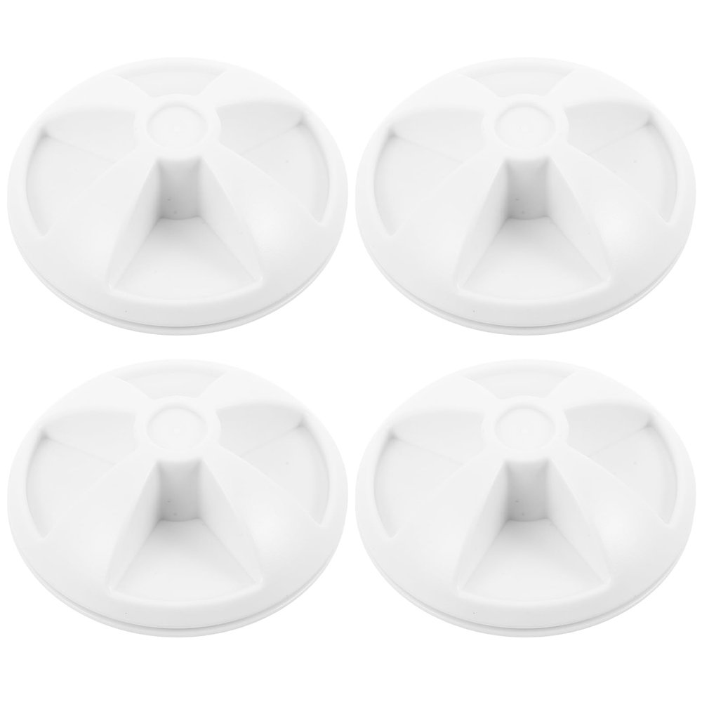 BESPORTBLE 4pcs Reusable Plastic Bed Sheet Detanglers for Washing Machine and Dryer, Anti-tangling Laundry Balls for Duvet Covers and Garments, White Dryer Sheet Separator