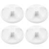 BESPORTBLE 4pcs Reusable Plastic Bed Sheet Detanglers for Washing Machine and Dryer, Anti-tangling Laundry Balls for Duvet Covers and Garments, White Dryer Sheet Separator view 1