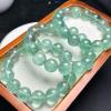 HHCTEBEC Forest Green Fluorite Healing Bracelet - Deep Emerald Crystal Beads for Grounding & Renewal, Natural Translucent Stone Jewelry with Earth Energy,11MM view 3