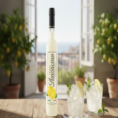 Fakhri Limoncino 17% 500ml | Lemon Flavoured Beverage for Cocktails, Desserts & Serving