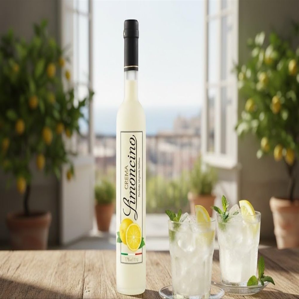 Fakhri Limoncino 17% 500ml | Lemon Flavoured Beverage for Cocktails, Desserts & Serving