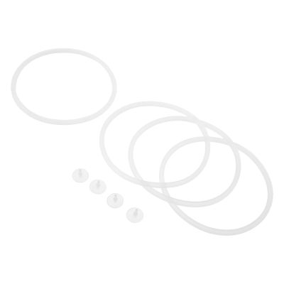 Amosfun Replacement Silicone Gasket Seal Set for Bento Lunch Box 8pcs Soft Food-Grade Silicone Rubber Sealing Rings and Vent Stopper Valves, Airtight Lunch Container Accessories for School