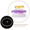 Amosfun Replacement Silicone Gasket Seal Set for Bento Lunch Box 8pcs Soft Food-Grade Silicone Rubber Sealing Rings and Vent Stopper Valves, Airtight Lunch Container Accessories for School view 3