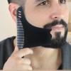 Beard Stencil Tool for Men Mustache Shaper, Trim Guide, Precise Shaping view 3