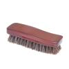 Shoe washing brush, Wood Horse Hair Leather Shoe Brush Brown view 2