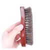 Shoe washing brush, Wood Horse Hair Leather Shoe Brush Brown view 4