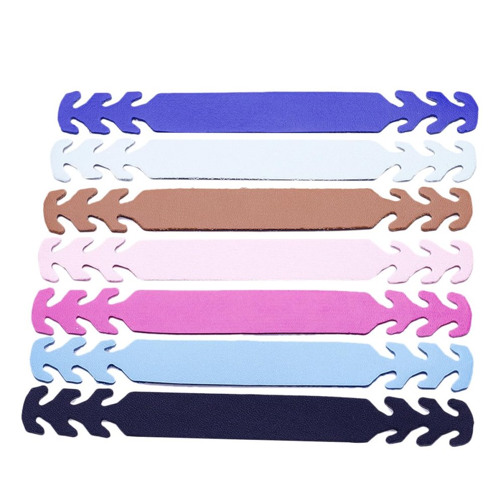 HOODANCOS 20pcs Adjustable S Mask Ear Hook Extender Straps with Soft Elastic Band Ear Mask Hanging Auxiliary Extension Rope for Comfortable Fit Random Color
