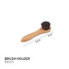 Shoe washing brush, Horse Hair Shoe Brush Natural Color 14x4cm view 2