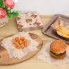 CHILDWEET 500pcs Greaseproof Food Wrapping Paper Sheets Rose Prints 15x15cm Sandwich Wraps and Basket Liners for Picnic, Baking, and Food Packaging view 4
