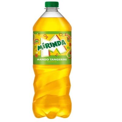 Mirrinda Mango Tangerine Fizzy Soft Drink 12 x 500ml Bottles Sparkling Fruity Soda Multipack, Exotic Mango & Tangerine Flavour